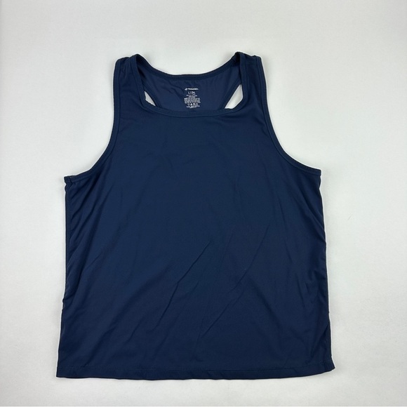 Members Mark Zen Tank Top Womens Large Navy Blue - Picture 1 of 7